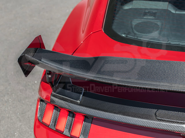 2024-UP FORD MUSTANG S650 COUPE | APR STYLE CARBON FIBER REAR HIGH WING SPOILER